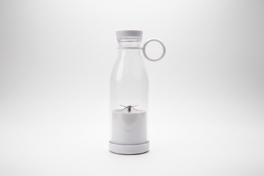 White blender bottle on clean background
