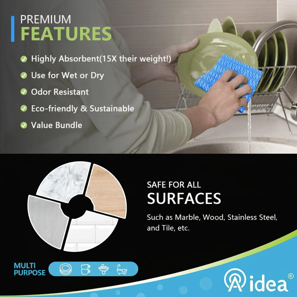 Multi-Purpose Towel Reusable Cleaning Cloths