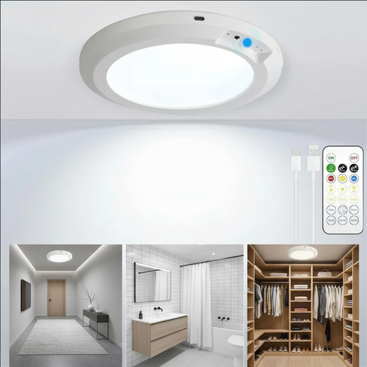 Rechargeable Motion Sensor Ceiling Light – Modern Rooms
